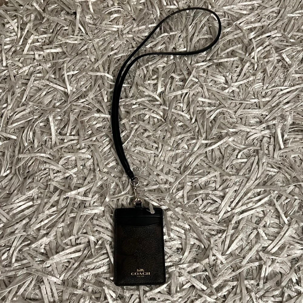 Coach lanyard authentic
